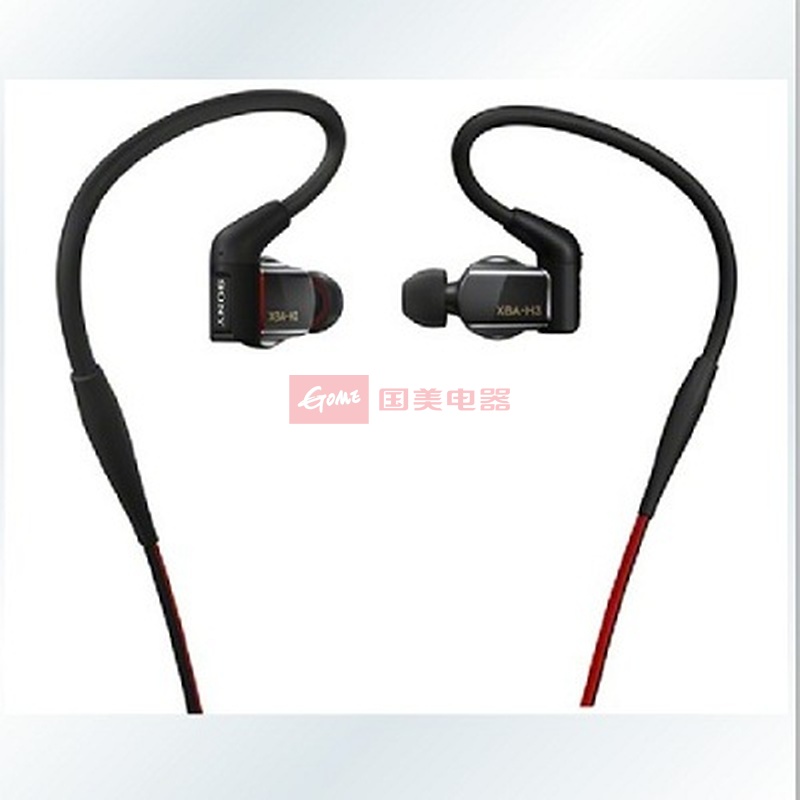 索尼 sony XBA-H3 圈铁结合 入耳式高端耳机 正